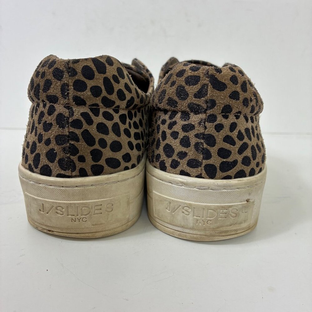 J/Slides Cheetah Print Platform Slip-On Sneakers … - image 2